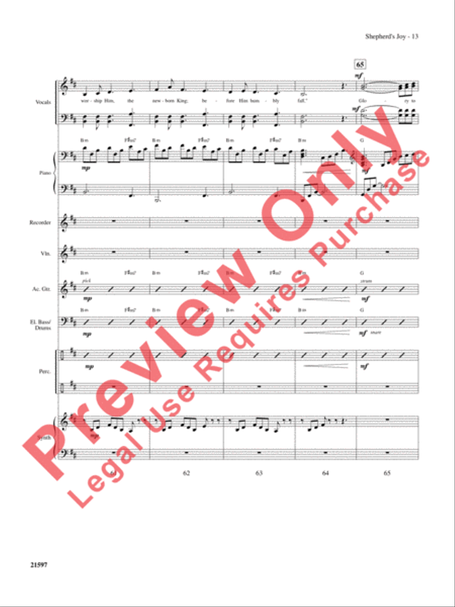 Shepherd's Joy Choir scores gallery preview page 14