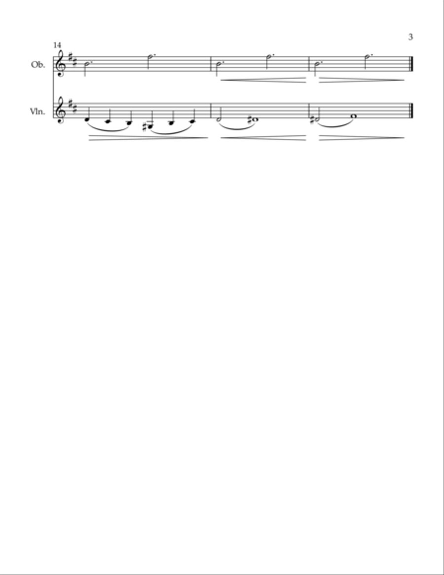 The Fallen Soldier The Fallen Soldier Oboe scores gallery preview page 3