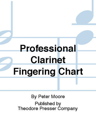 Professional Clarinet Fingering Chart