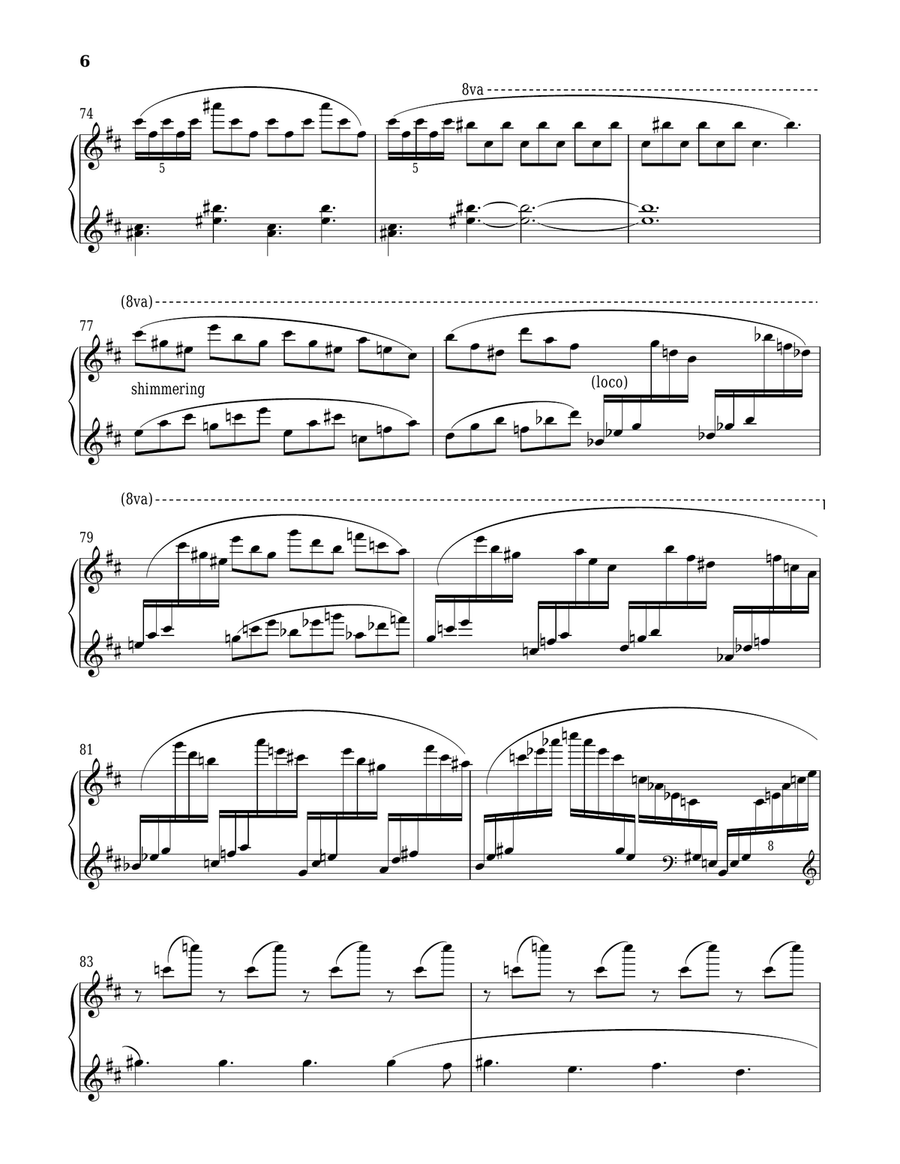 I'm Excited. No, You're Not. Piano Solo scores gallery preview page 6
