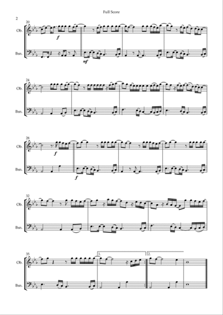Mirrors Woodwind Duet scores gallery preview page 2