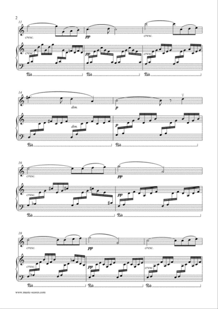 Ave Maria - Violin and Piano Violin Solo scores gallery preview page 2