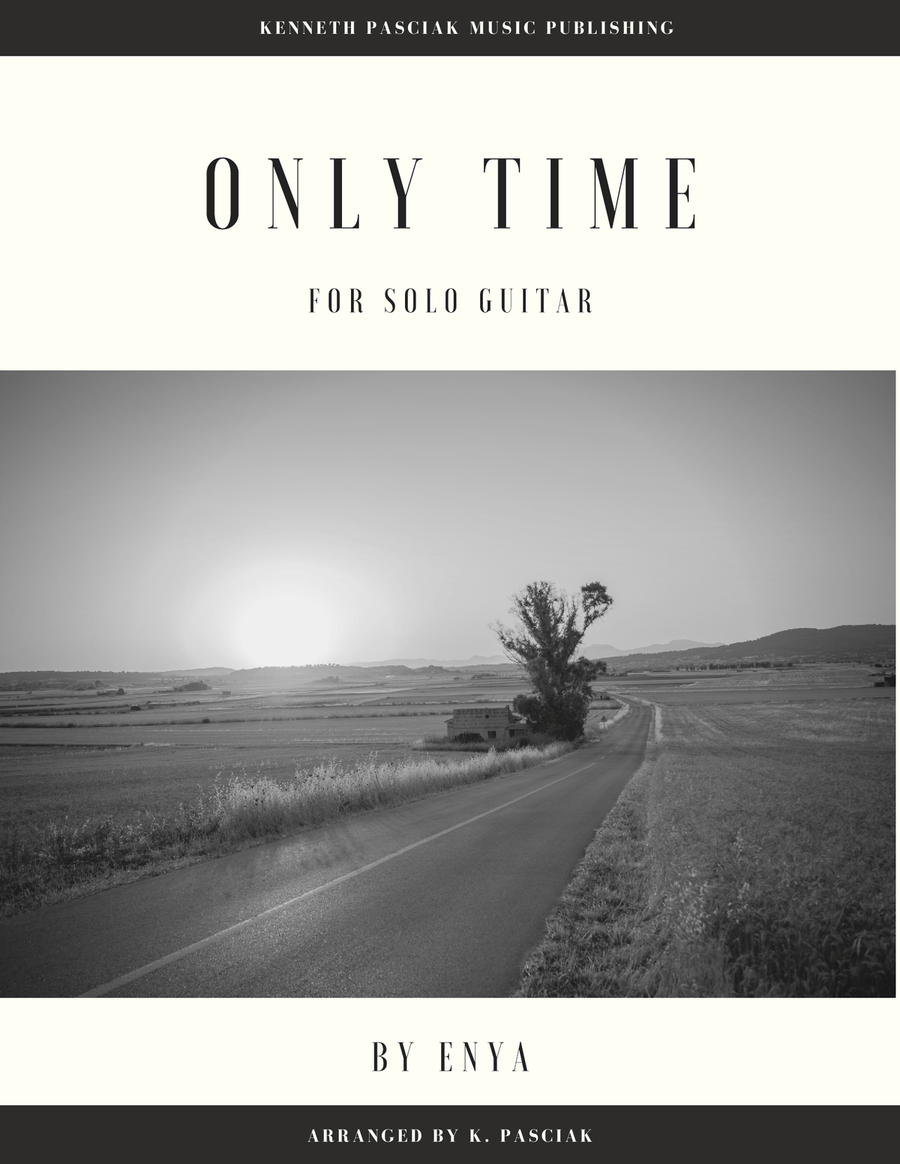 Only Time Acoustic Guitar scores gallery preview page 1