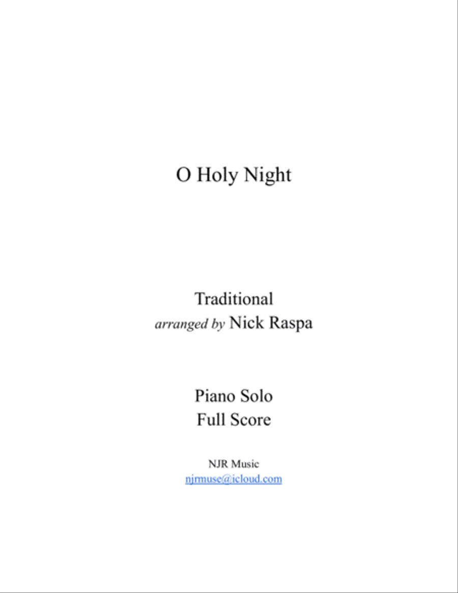 O Holy Night - advanced piano Piano Solo scores gallery preview page 3