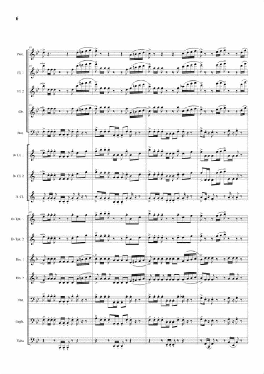 Rachmaninov: Prelude In G Minor, Op.23, No.5 Concert Band scores gallery preview page 6