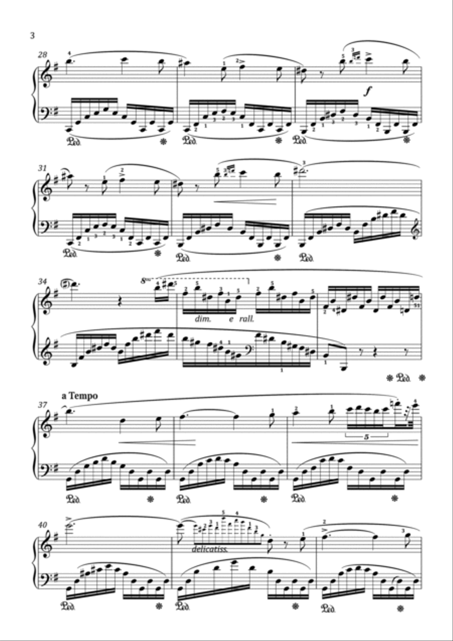 Chopin - Andante spianato et Grande polonaise brillante - Advanced Piano Method scores gallery preview page 4