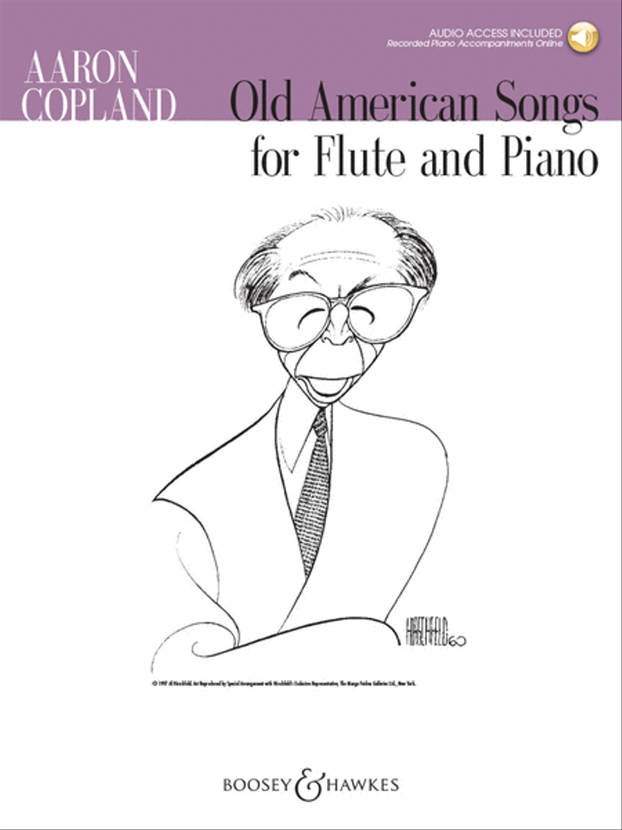 Old American Songs Flute Solo scores gallery preview page 1