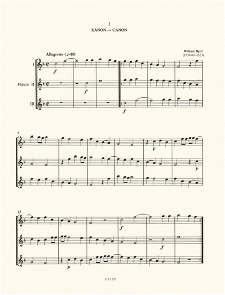 Leichte Flötentrios Flute Trio scores gallery preview page 2