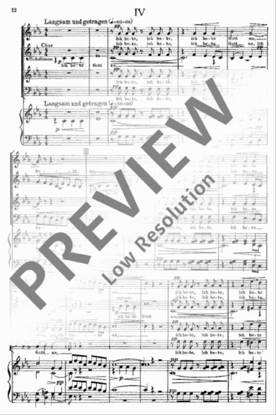Eine deutsche Singmesse 4-Part scores gallery preview page 12