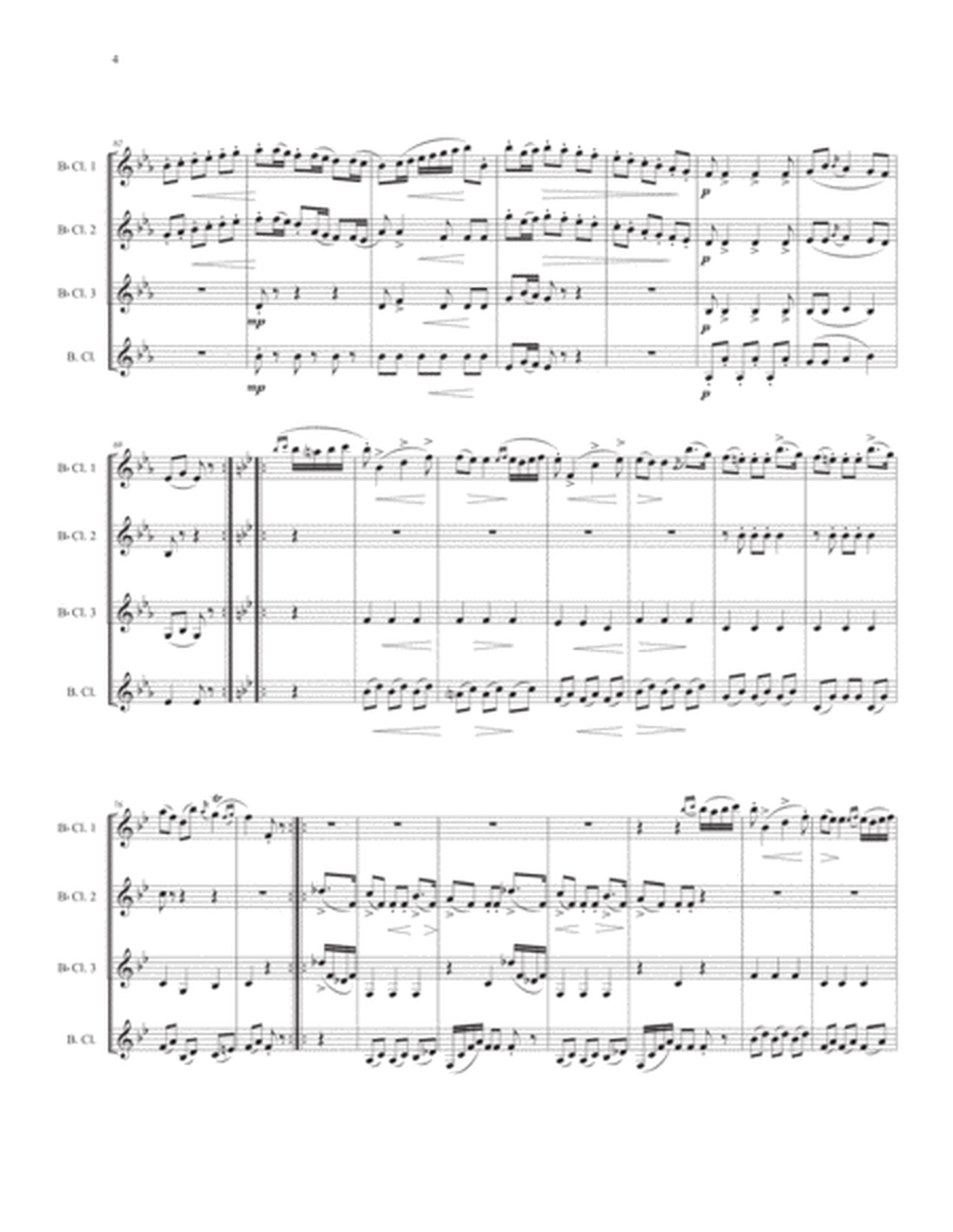 Minuet for Clarinet Quartet image number null