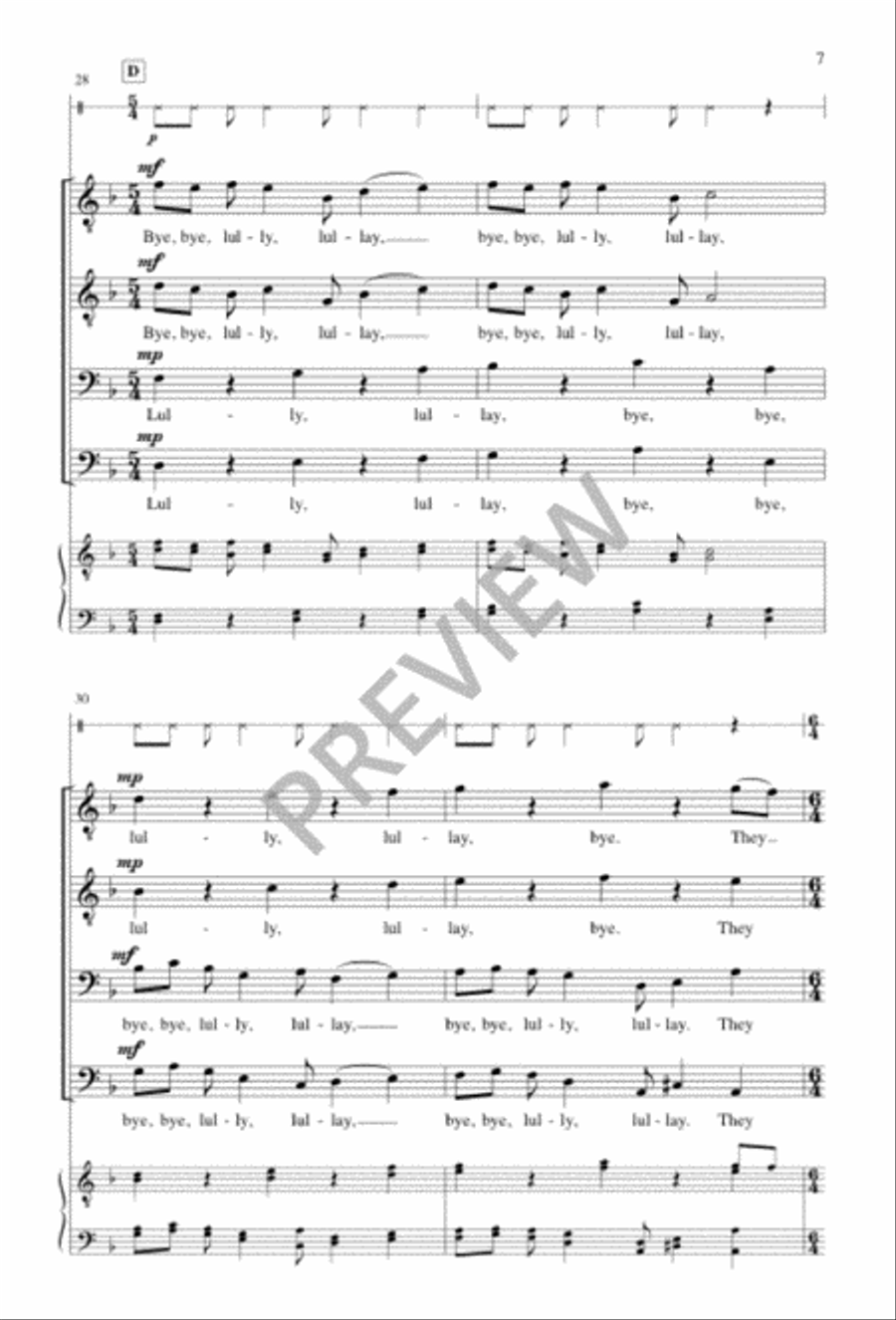 Tiny Child Tiny Child TTBB scores gallery preview page 7