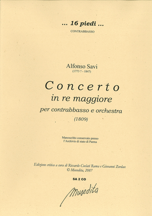 Concerto in re maggiore (Ms, Archivio di stato di Parma)