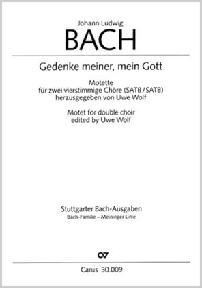 Book cover for Gedenke meiner, mein Gott