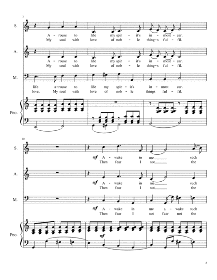 To Music 3-Part scores gallery preview page 3