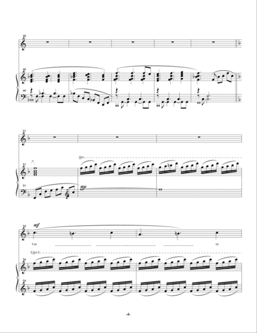 Agnus Dei Agnus Dei Voice scores gallery preview page 4