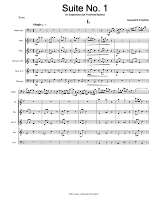Suite for Euphonium and Woodwind Quintet