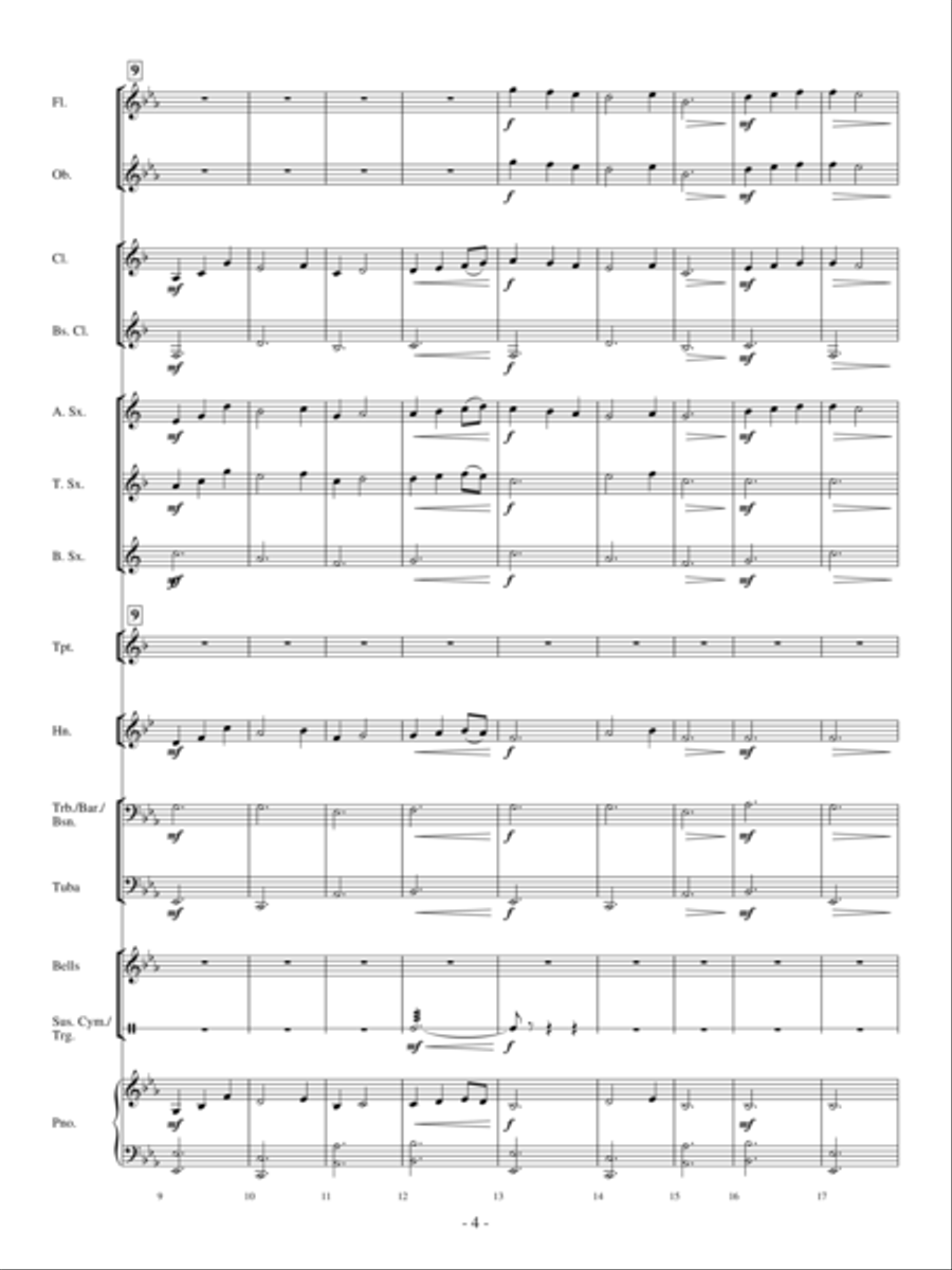 Gentle River Concert Band scores gallery preview page 3