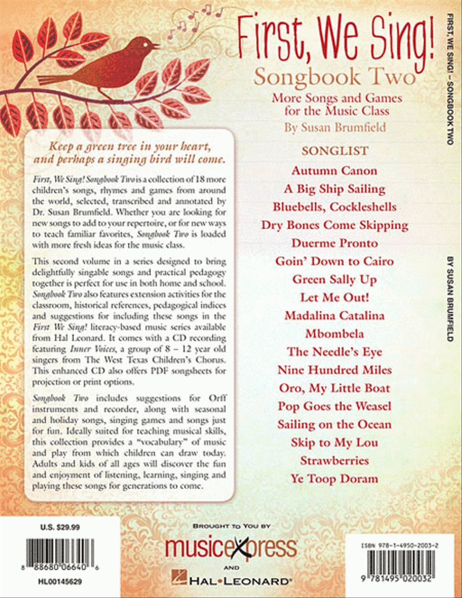 First We Sing! Songbook Two Choir scores gallery preview page 2