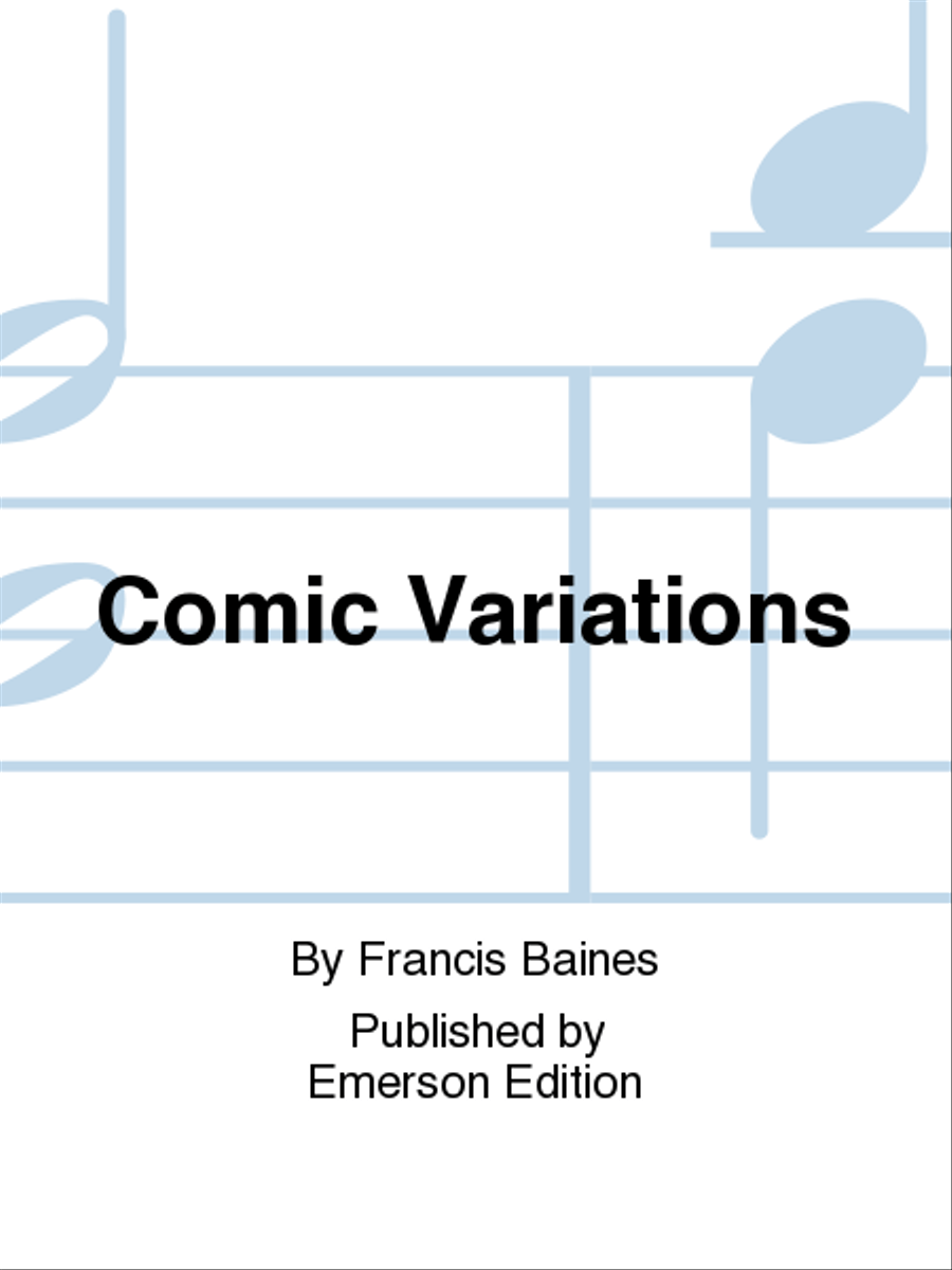 Comic Variations School and Community scores gallery preview page 1