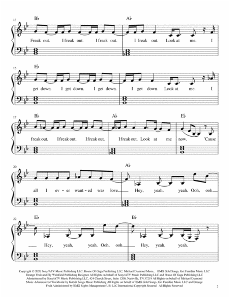 Stupid Love Voice scores gallery preview page 2