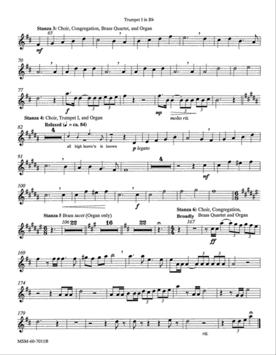 When Morning Gilds the Skies Choir scores gallery preview page 2