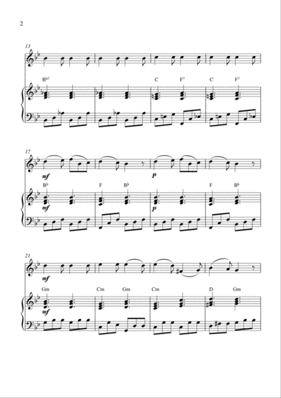 O Cessate di Piagarmi Piano scores gallery preview page 2