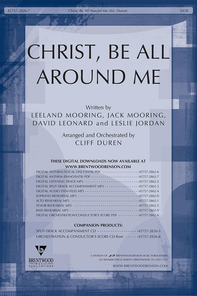 Christ Be All Around Me - Anthem