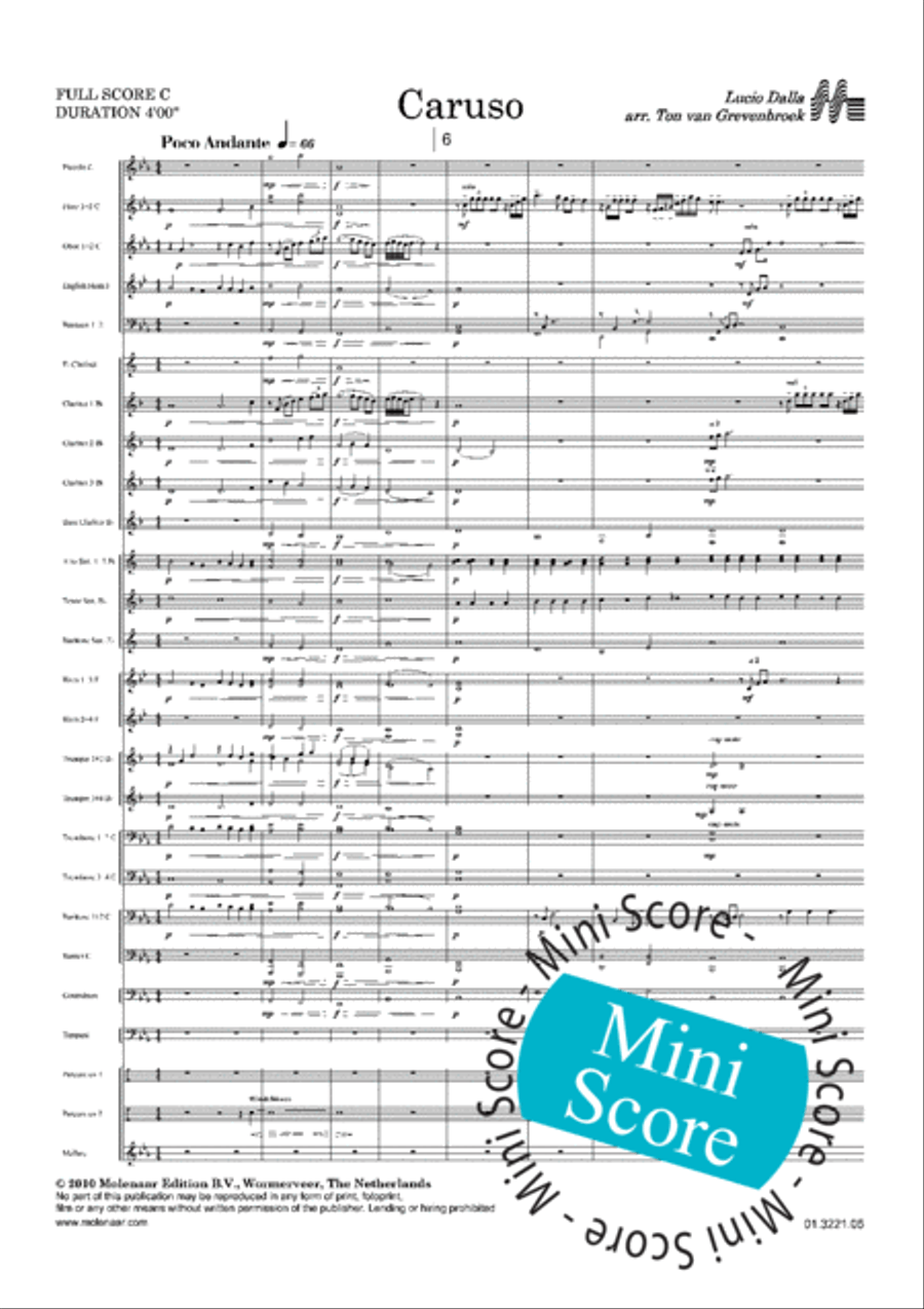Caruso Concert Band scores gallery preview page 5
