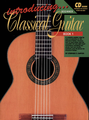 Book cover for Progressive Introducing Classical Guitar (Book/CD)