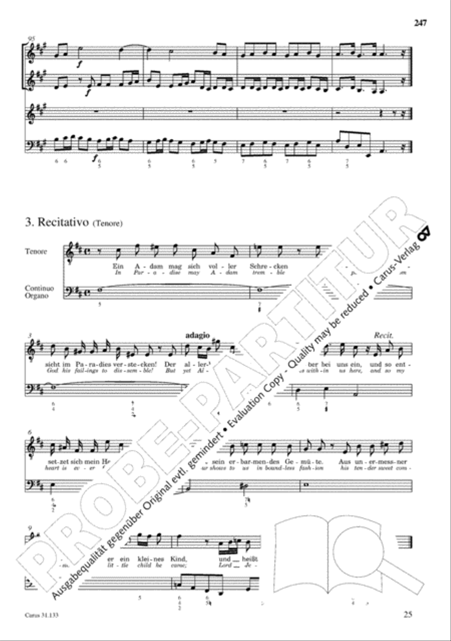 The Complete Sacred Vocal Works (Das geistliche Vokalwerk) Voice scores gallery preview page 248