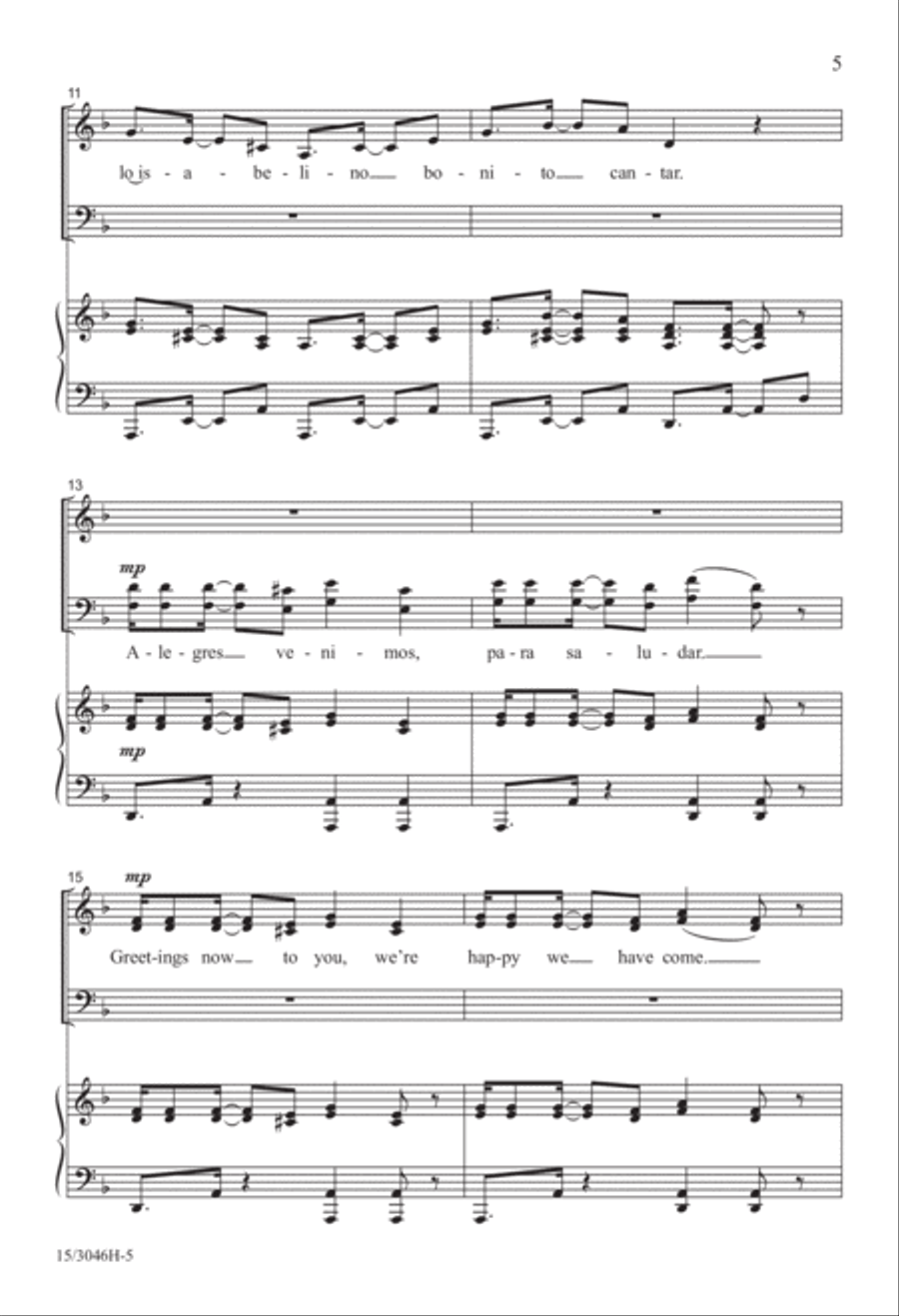 Saludo, Saludo 4-Part scores gallery preview page 5