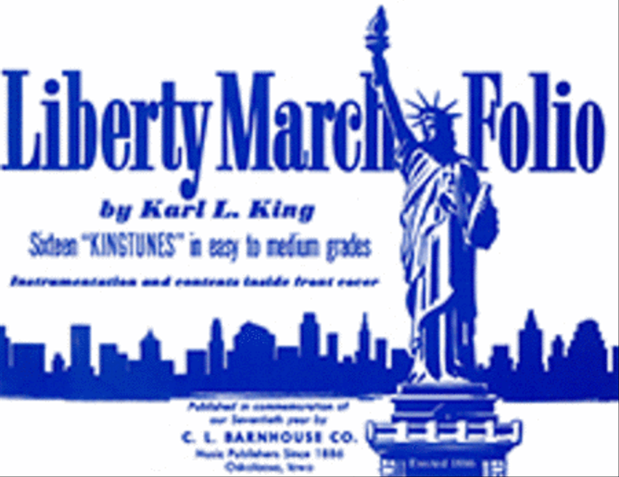 Liberty March Folio Clarinet scores gallery preview page 1