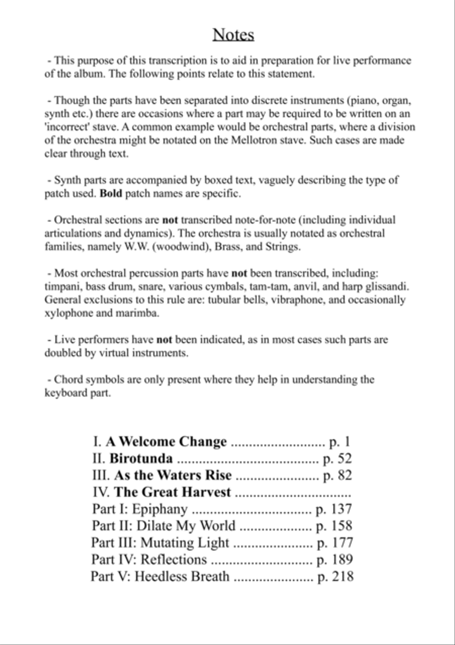 Konom (Keyboards Transcription) - Score Only Large Ensemble scores gallery preview page 2