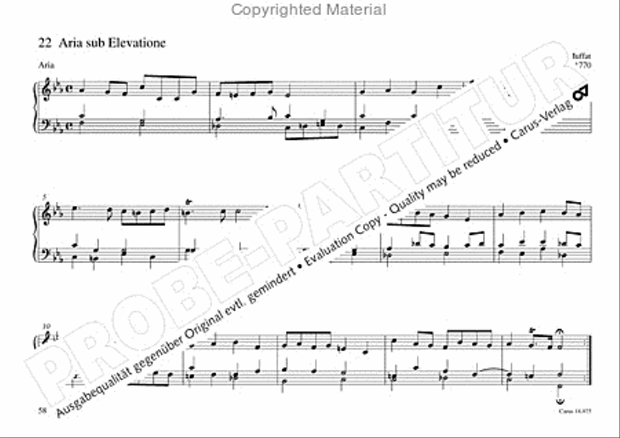 Freiburger Orgelbuch: Stammteil Organ Solo scores gallery preview page 59