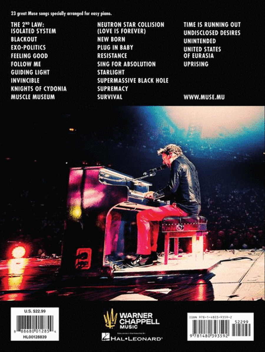 Muse – The Easy Piano Songbook Easy Piano scores gallery preview page 8