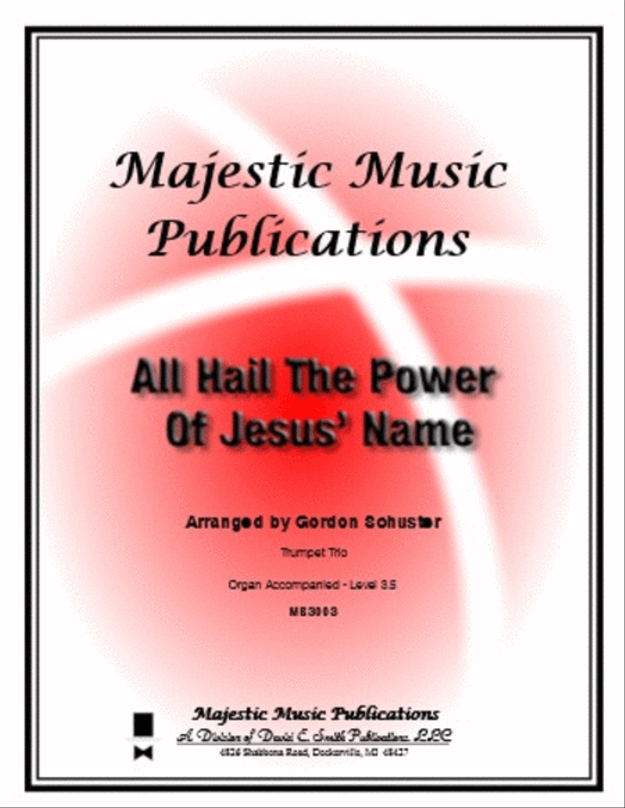 All Hail the Power of Jesus' Name Trumpet Trio scores gallery preview page 1