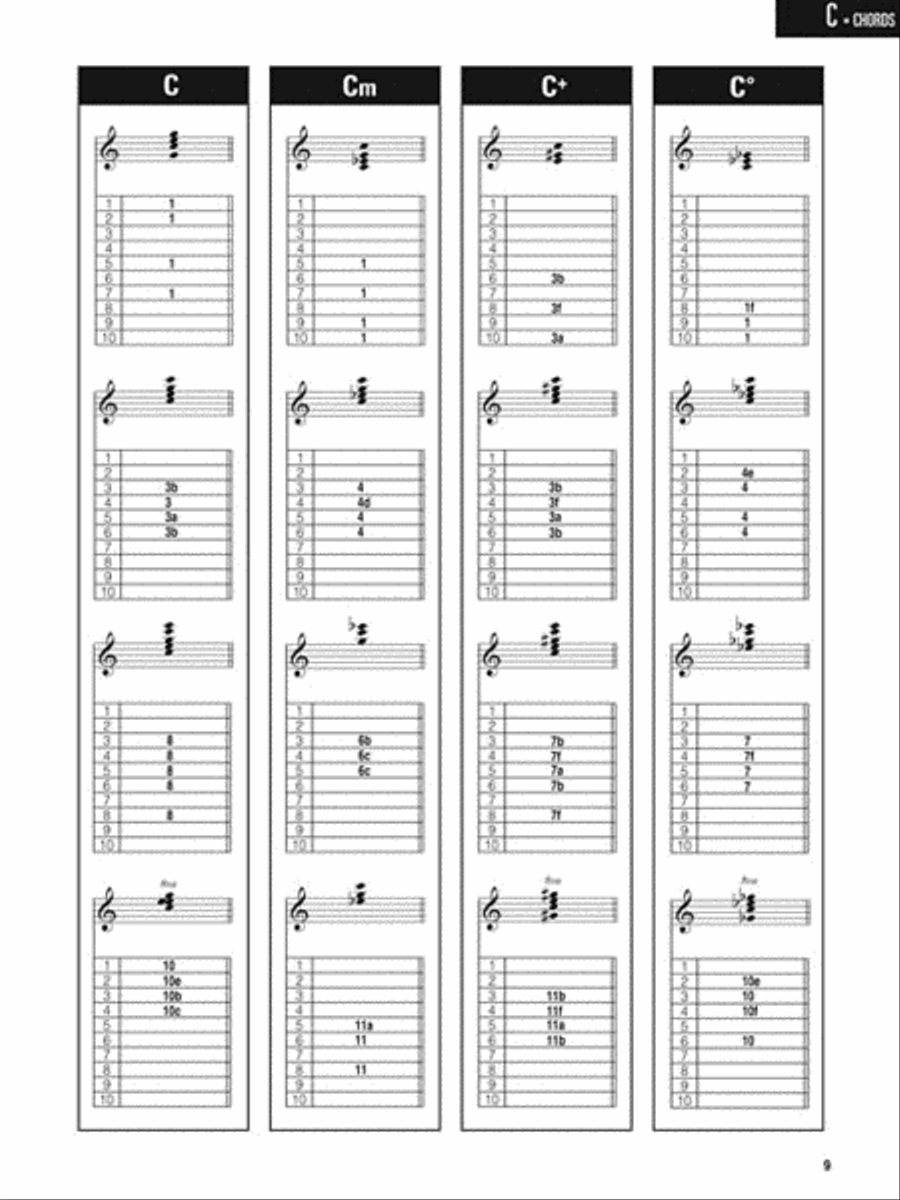 Pedal Steel Guitar Chords & Scales Easy Guitar scores gallery preview page 5