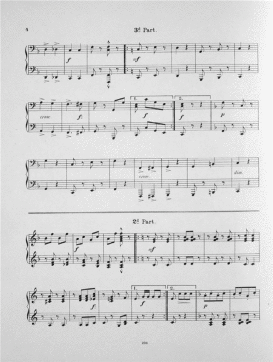 The June-bugs Dance. Tanz der Maikafer. Danse d'un Hanneton. Polka Rondo pour Piano Piano scores gallery preview page 4
