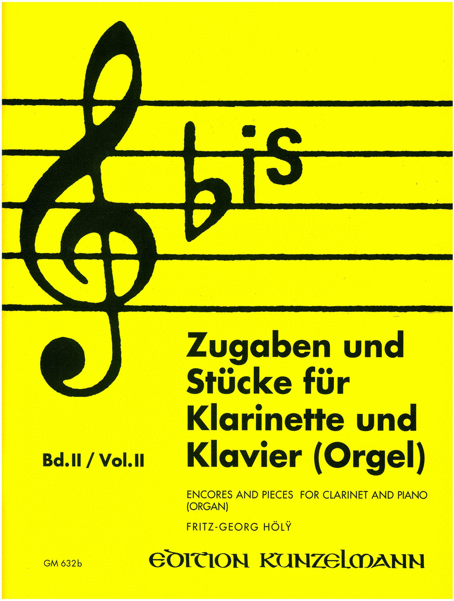 BIS, Encores and pieces for clarinet and organ, Volume 2
