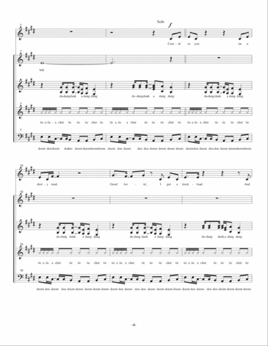 Soul Man 4-Part scores gallery preview page 4