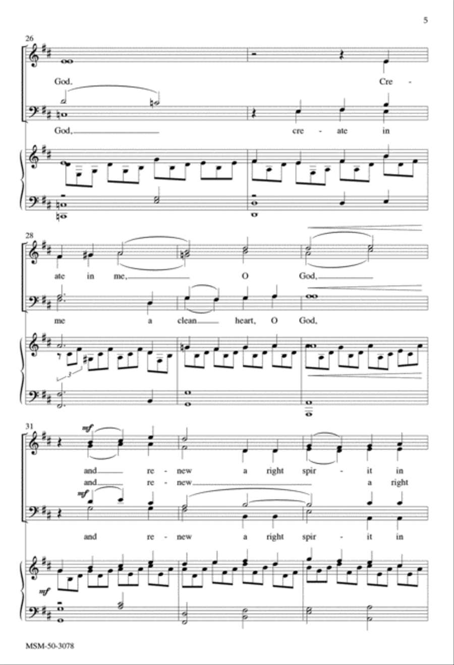 Create In Me 4-Part scores gallery preview page 5