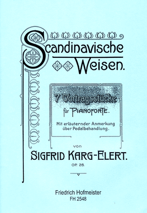 Book cover for Scandinavische Weisen, op. 28