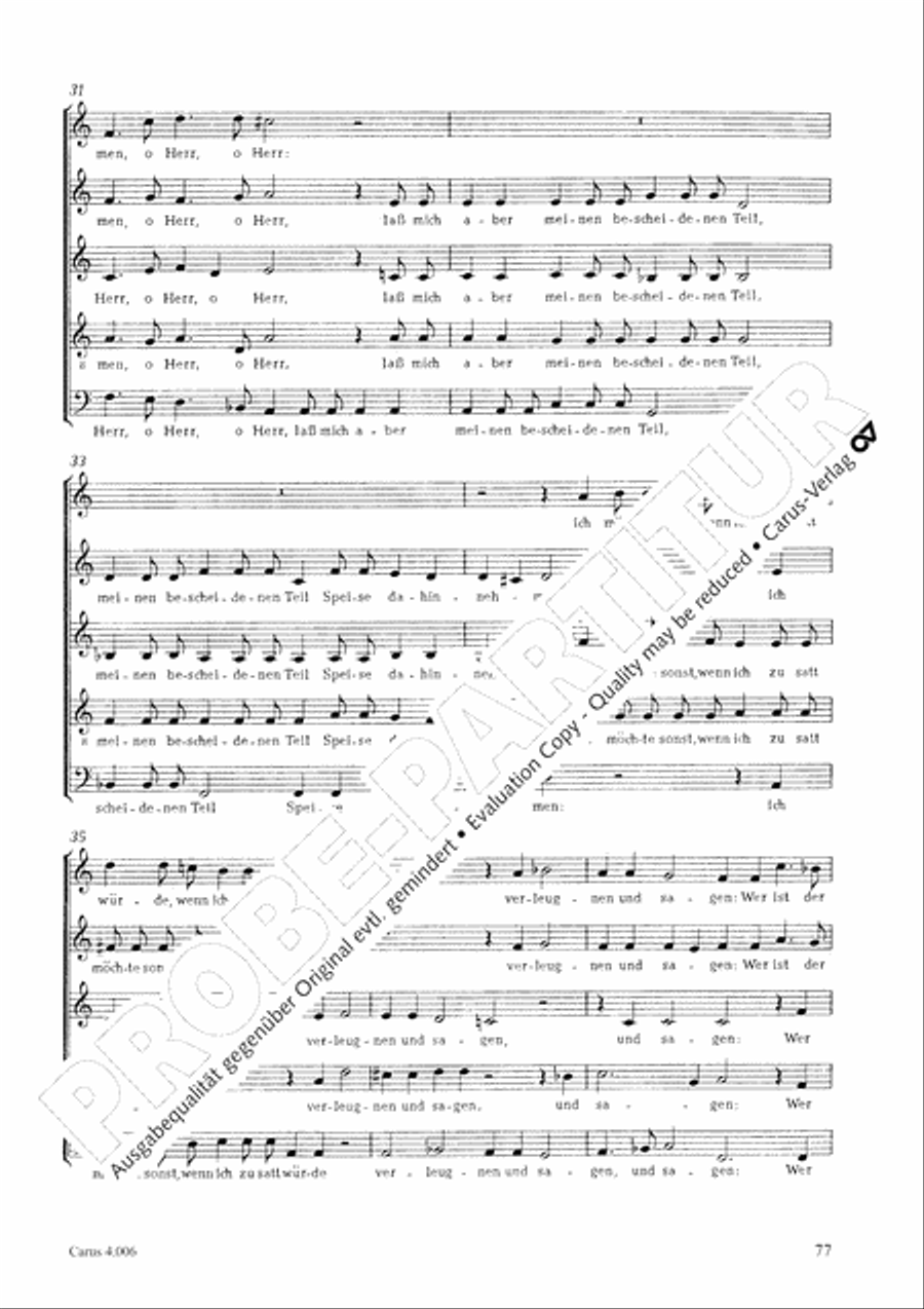 Ten motets Choir scores gallery preview page 79