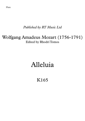 Book cover for Mozart K165 - Allelujah - solo trumpet and cornet parts
