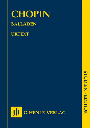 Book cover for Ballades