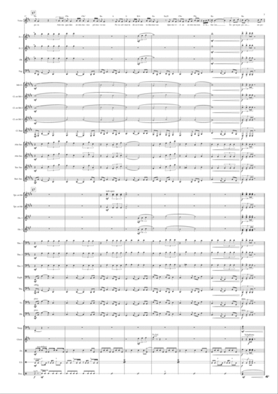 La Nave del Olvido Concert Band scores gallery preview page 3
