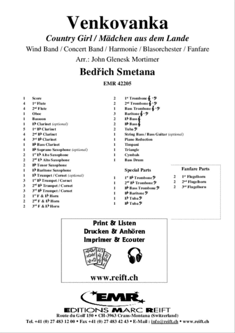 Venkovanka Venkovanka Concert Band scores gallery preview page 2