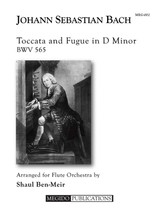Book cover for Toccata and Fugue in D Minor for Flute Orchestra