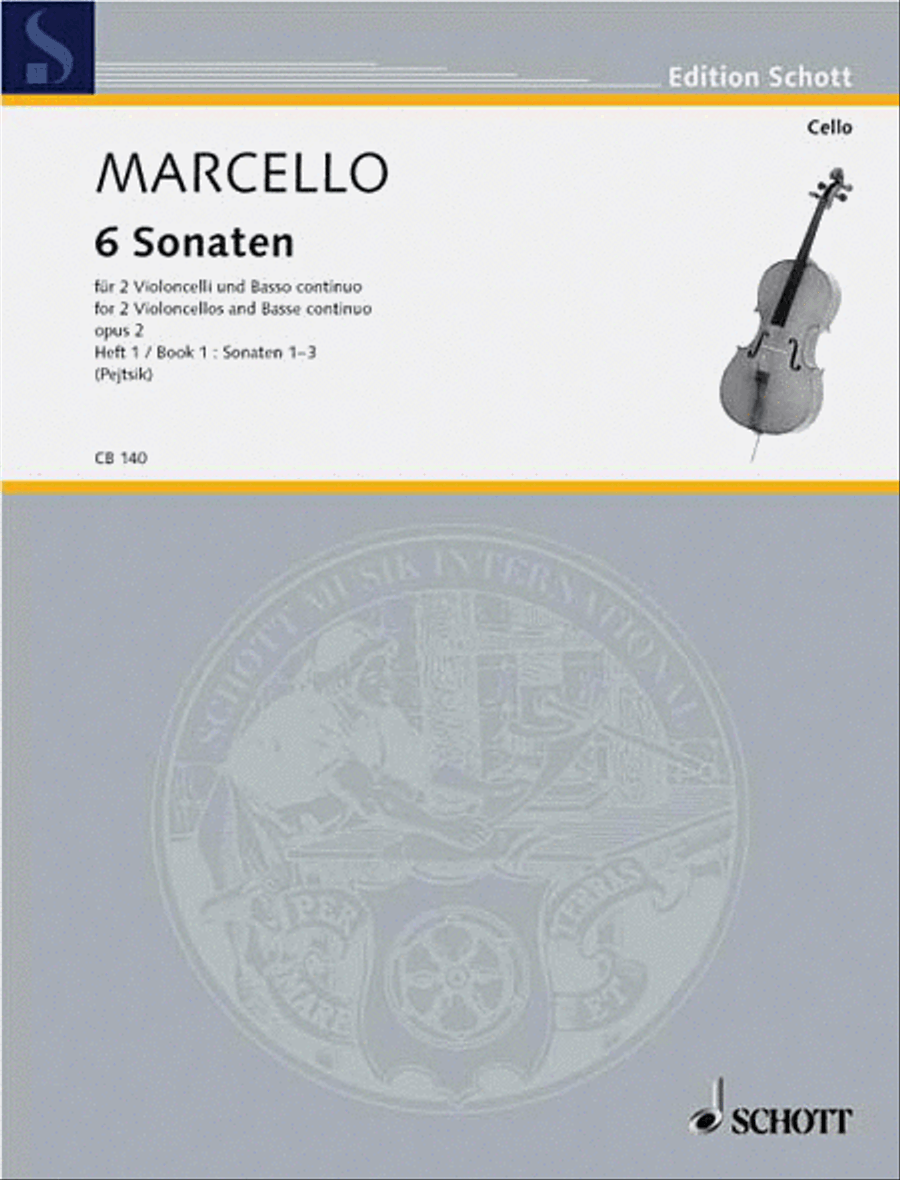 6 Sonatas Nos. 1-3 String Duet scores gallery preview page 1