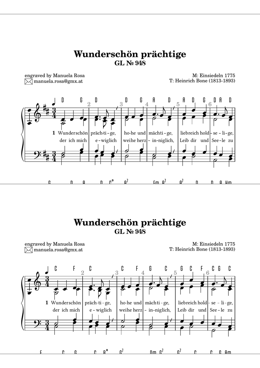 Gottesloblieder Collection Marienlieder 946, 948, 954, 956, 959, 963 Organ Solo scores gallery preview page 2
